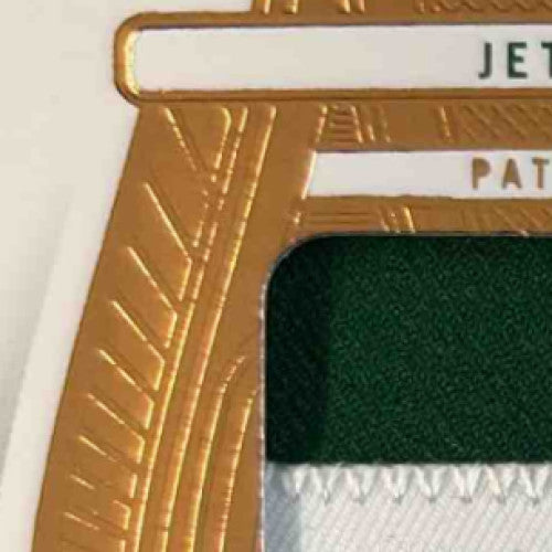 2024 Panini Flawless Breece Hall Patch Auto Bronze 5/6 #42 MEM New York Jets - Sports Cards