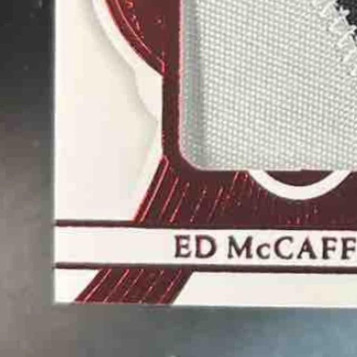 2024 Panini Flawless Ed McCaffrey Patch Auto /15 Tri Color MEM Denver Broncos - Sports Cards