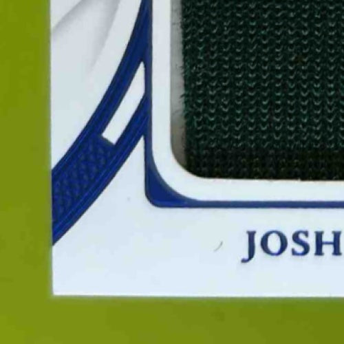 2024 Panini Flawless Josh Jacobs Patch MEM Sapphire 7/10 Green Bay Packers - Sports Cards