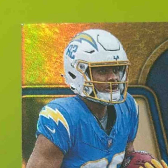 2024 Panini Gold Standard Brenden Rice #231 MEM Auto GOLD /10 RC Chargers - Sports Cards