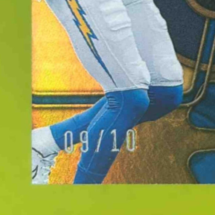 2024 Panini Gold Standard Brenden Rice #231 MEM Auto GOLD /10 RC Chargers - Sports Cards
