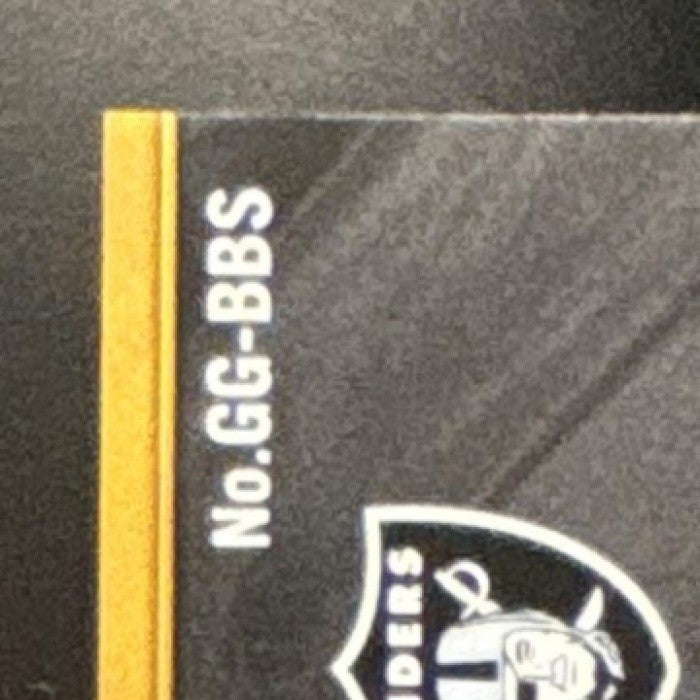 2024 Panini Gold Standard Brock Bowers Gear Rose Gold /24 MEM RC Raiders - Sports Cards