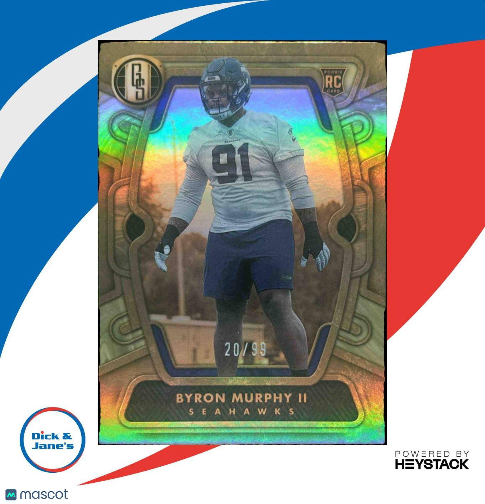 2024 Panini Gold Standard Byron Murphy II /99 #114 RC Seattle Seahawks - Sports Cards