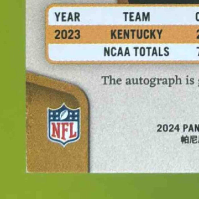 2024 Panini Gold Standard Devin Leary Auto 134/299 #186 Baltimore Ravens - Sports Cards