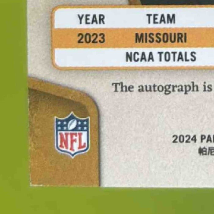 2024 Panini Gold Standard Ennis Rakestraw Auto /99 #192 RC Detroit Lions - Sports Cards