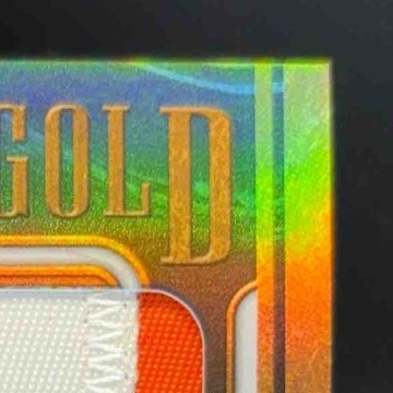 2024 Panini Gold Standard Ickey Woods Good as White 18/49 Patch Auto Bengals - Sports Cards
