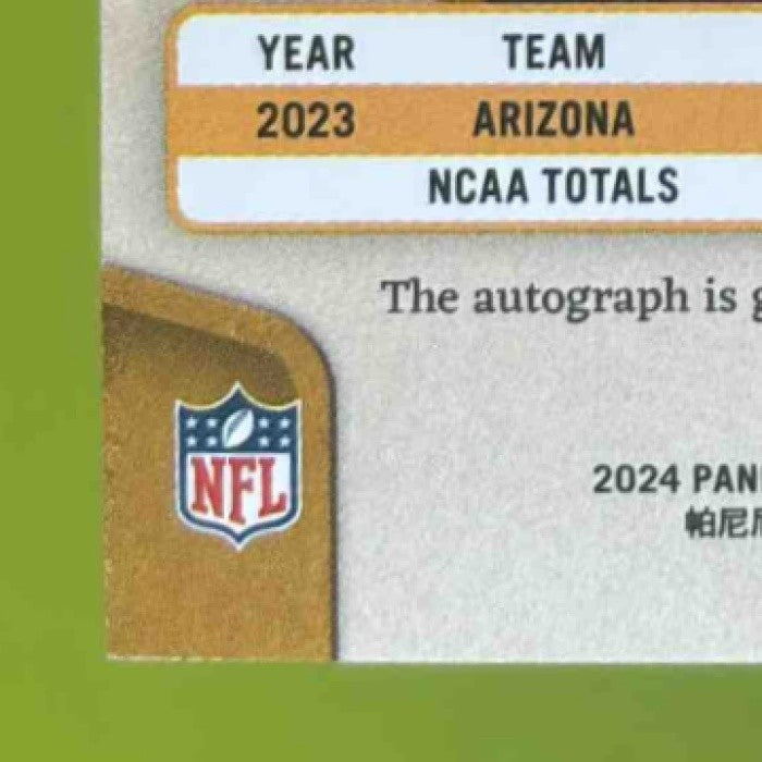 2024 Panini Gold Standard Jacob Cowing Auto 53/299 #168 San Francisco 49ers - Sports Cards