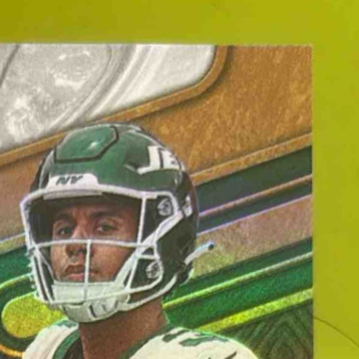 2024 Panini Gold Standard Jordan Travis Newly Minted White Patch /75 MEM RC Jets - Sports Cards