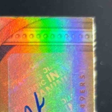 2024 Panini Gold Standard Ricky Pearsall Golden Debut Auto 11/99 49ers Rookie - Sports Cards