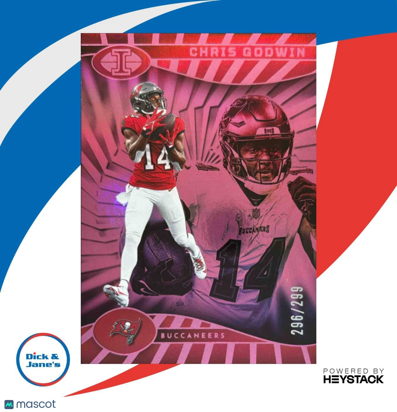 2024 Panini Illusions Chris Godwin Pink Trophy Collection /299 #87 Buccaneers - Sports Cards