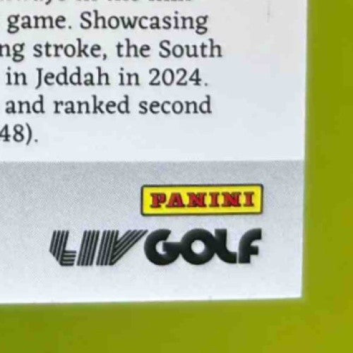 2024 Panini Impeccable LIV Golf Charl Schwartzel Silver Logo 20/30 #4 Stinger GC - Sports Cards