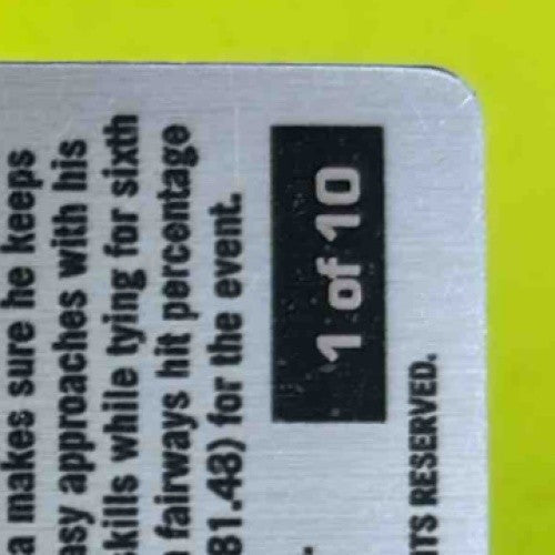 2024 Panini Impeccable LIV Golf Kevin Na Stainless Stars Auto Gold 1/10 #ST KNA Sports Cards