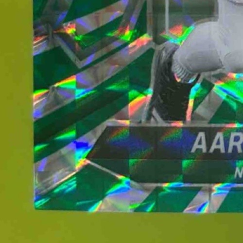 2024 Panini Mosaic Aaron Rodgers Green Swirl Prizm COLOR MATCH /13 #169 Jets - Sports Cards