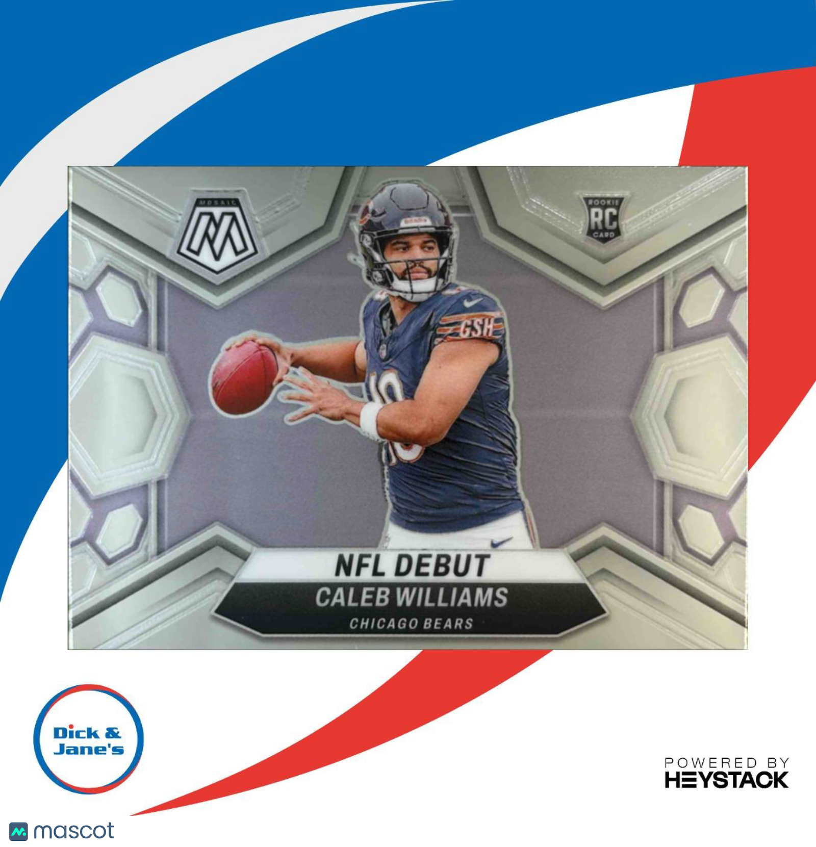 2024 Panini Mosaic Caleb Williams #289 RC NFL Debut Chicago Bears - Sports Cards