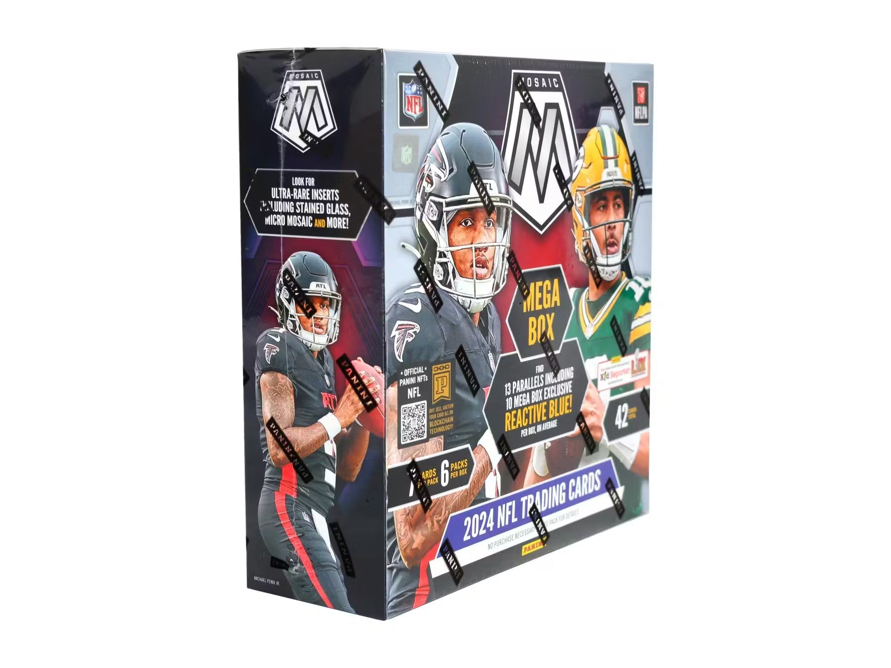 2024 Panini Mosaic Football Mega Box (Reactive Blue Parallels!) NFL Mega Box