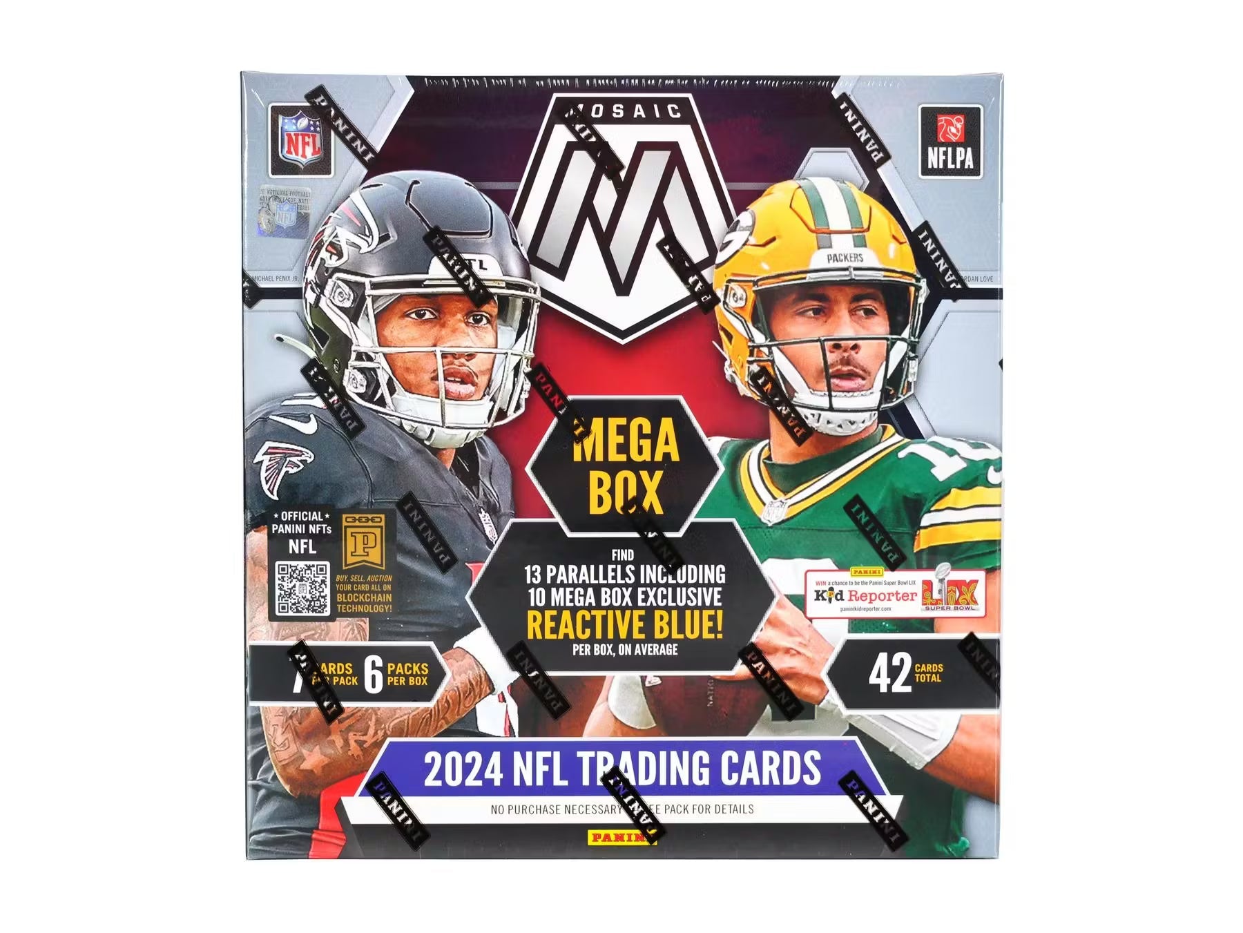 2024 Panini Mosaic Football Mega Box (Reactive Blue Parallels!) NFL Mega Box