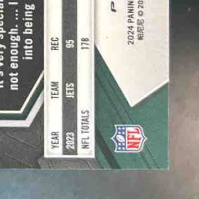 2024 Panini Mosaic Garrett Wilson Pink Fluorescent Prizm /10 #171 New York Jets - Sports Cards