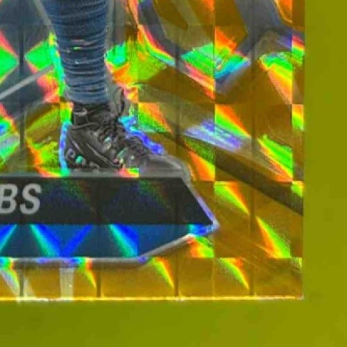 2024 Panini Mosaic Jahmyr Gibbs Reactive Yellow Prizm #73 Detroit Lions - Sports Cards