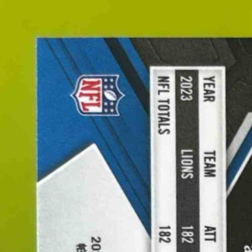 2024 Panini Mosaic Jahmyr Gibbs Reactive Yellow Prizm #73 Detroit Lions - Sports Cards