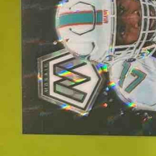 2024 Panini Mosaic Jaylen Waddle Splash Black 1/1 #SS-JWE Miami Dolphins TRUE /1 - Sports Cards