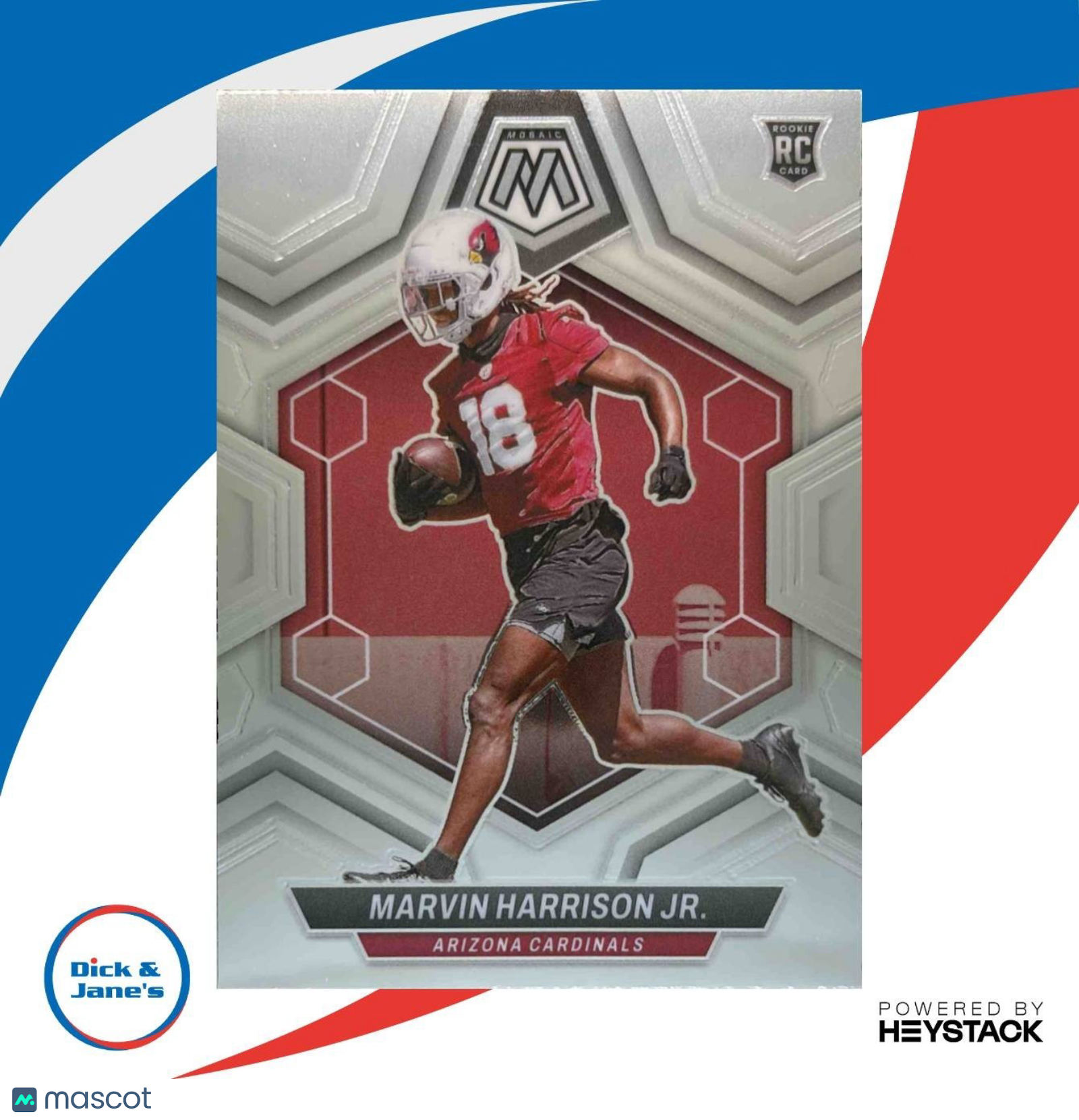 2024 Panini Mosaic Marvin Harrison Jr. #304 RC Arizona Cardinals - Sports Cards