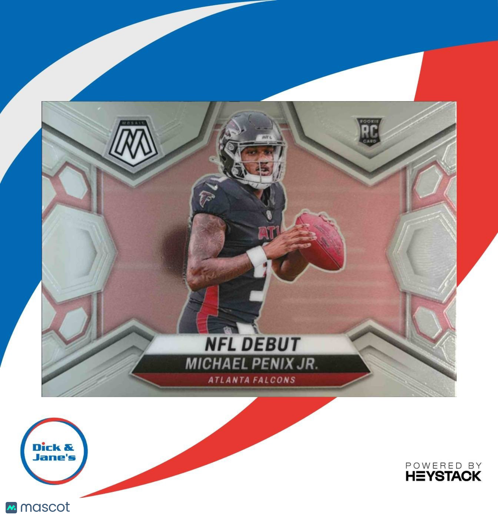 2024 Panini Mosaic Michael Penix Jr. #274 RC NFL Debut Atlanta Falcons - Sports Cards