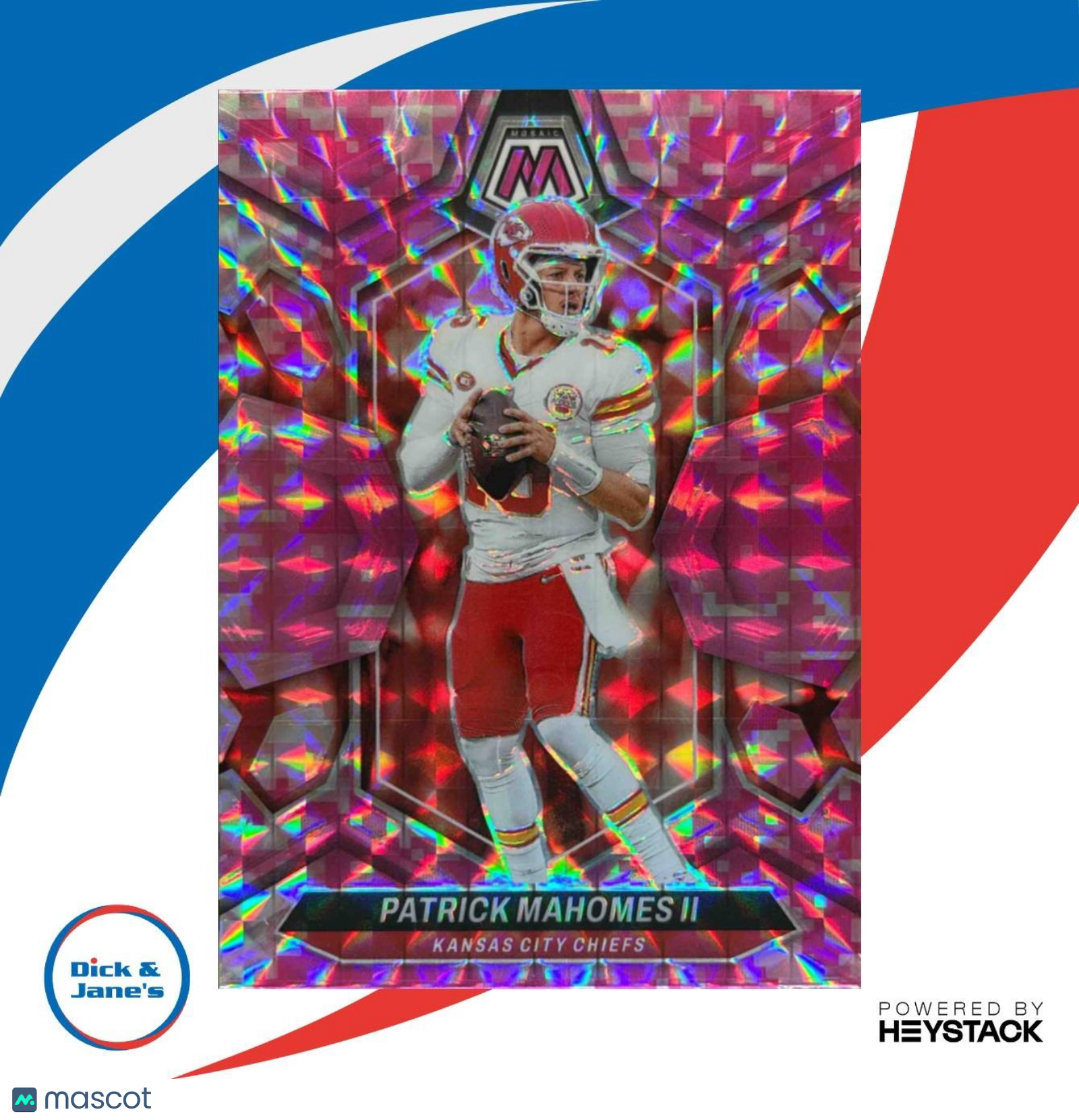 2024 Panini Mosaic Patrick Mahomes II Camo Pink Prizm #106 Kansas City Chiefs - Sports Cards