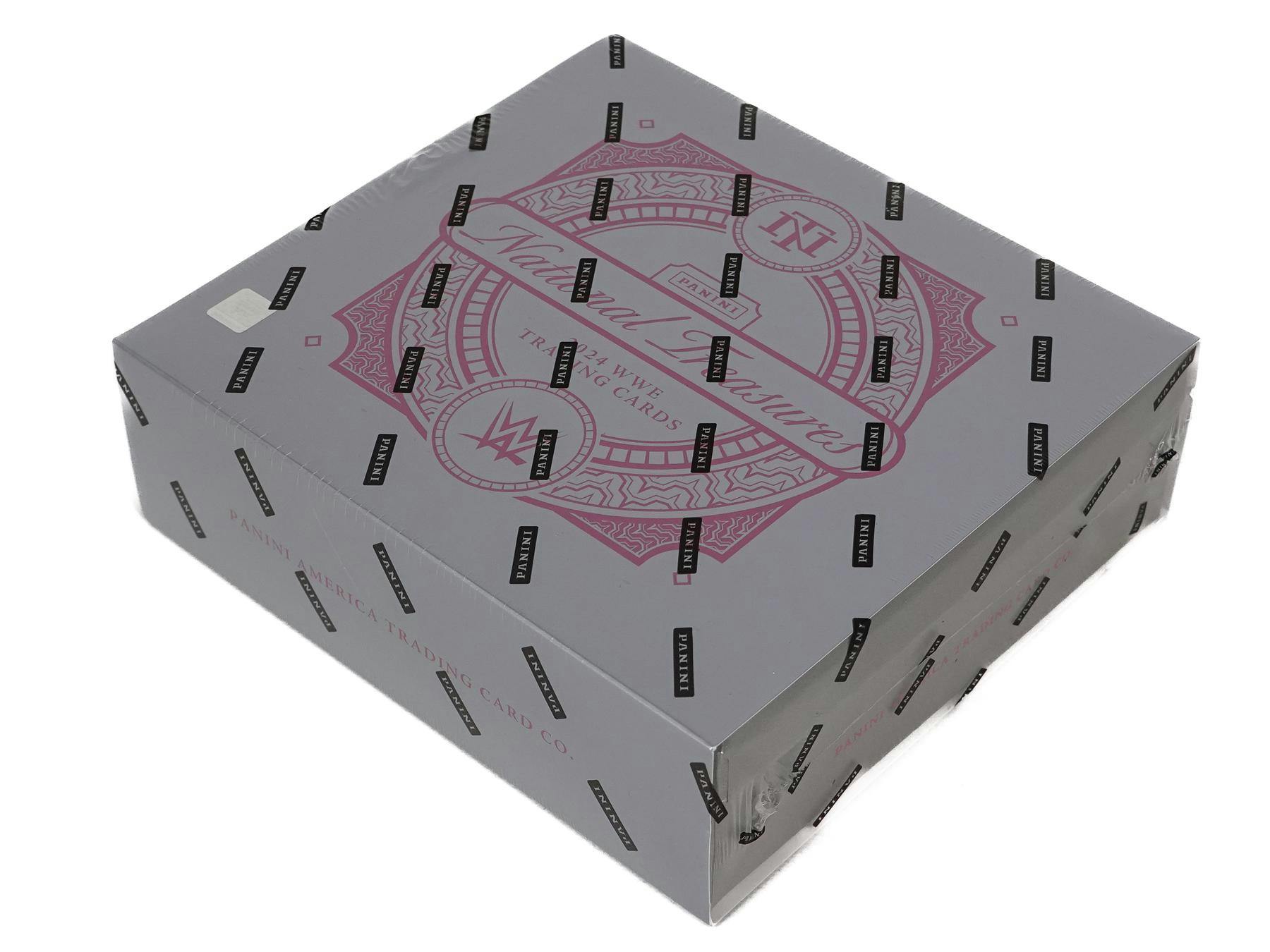 2024 Panini National Treasures WWE Wrestling Hobby Box (8 Autos / Mem per Box) - NFL Hobby Box