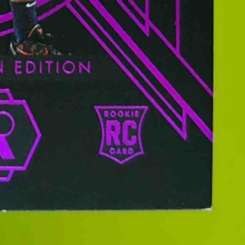 2024 Panini Noir Alexandre Sarr Rookies Association Holo Ruby /25 #147Wizards - Sports Cards