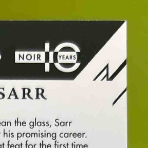 2024 Panini Noir Alexandre Sarr Rookies Association Holo Ruby /25 #147Wizards - Sports Cards