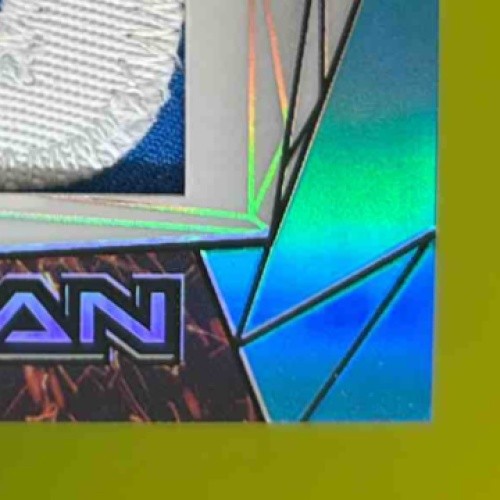 2024 Panini Obsidian Brenden Rice Rookie Eruption Materials Blue 8/25 Chargers - Sports Cards
