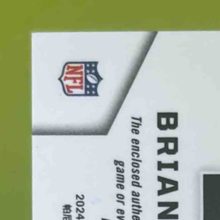 2024 Panini Obsidian Brian Thomas Jr. Dual Patch Auto Silver /99 RC Jaguars - Sports Cards