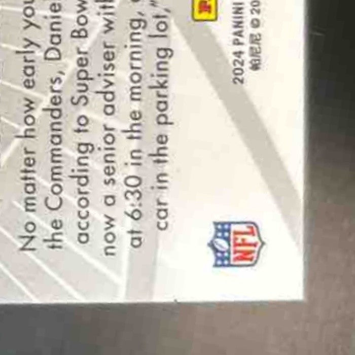 2024 Panini Obsidian Jayden Daniels Atomic Initials Blue /25 #14 RC Commanders - Sports Cards