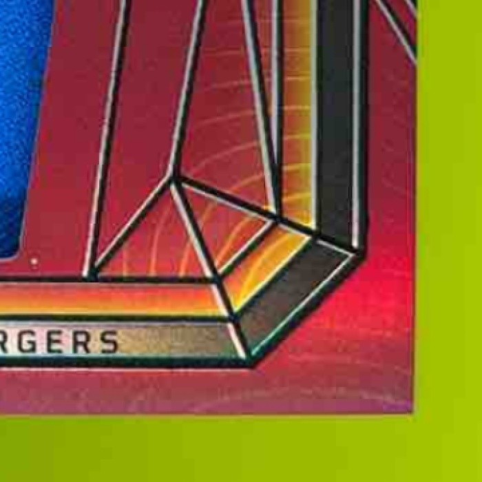 2024 Panini Obsidian Justin Herbert Magmatic Memorabilia Red /75 MEM Chargers - Sports Cards