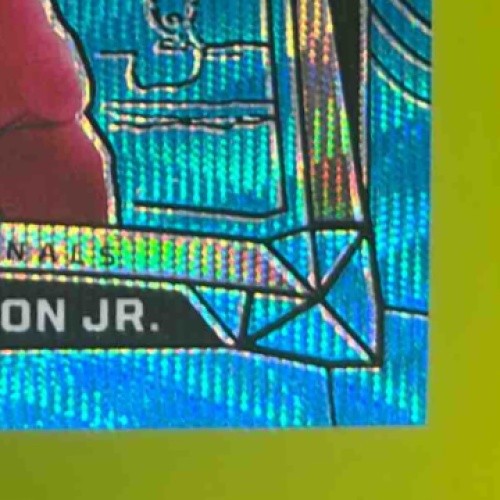 2024 Panini Obsidian Marvin Harrison Jr Blue Wave International #1 RC Arizona - Sports Cards