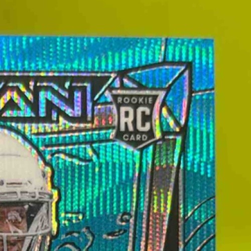 2024 Panini Obsidian Marvin Harrison Jr Blue Wave International #1 RC Arizona - Sports Cards