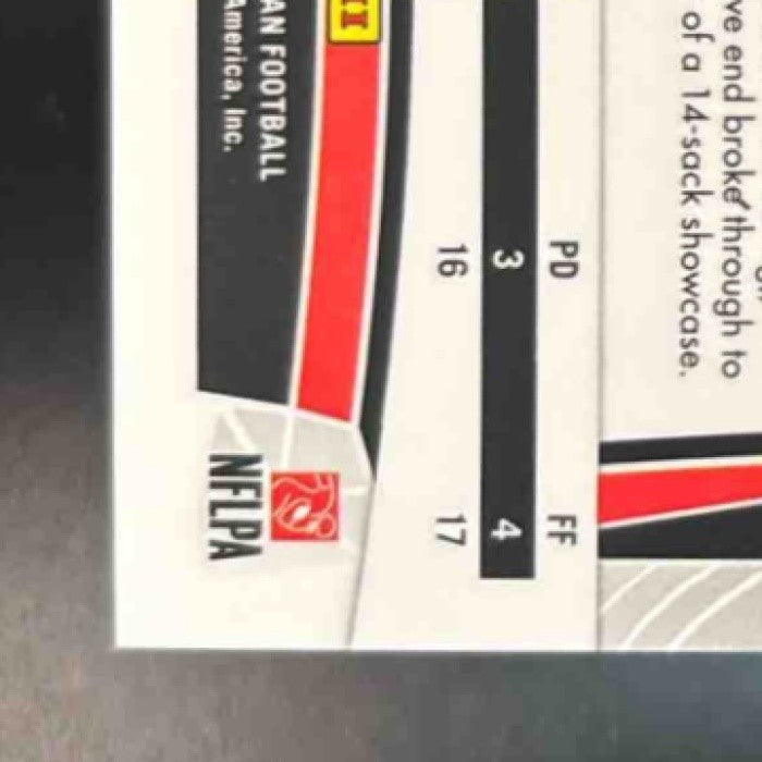 2024 Panini Obsidian Myles Garrett International #43 Cleveland Browns - Sports Cards