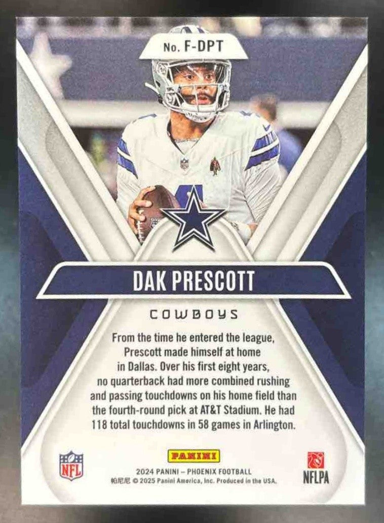 2024 Panini Phoenix Dak Prescott Flex #F-DPT Dallas Cowboys - Sports Cards