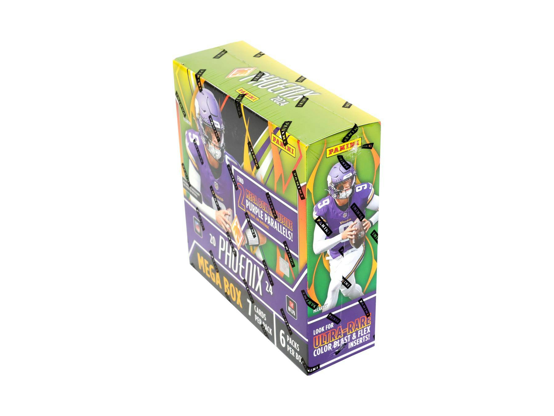 2024 Panini Phoenix Football Mega Box (2 Purple Parallels) - NFL Blaster