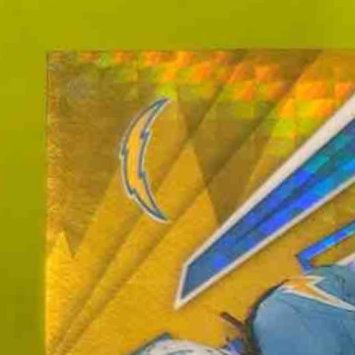 2024 Panini Phoenix Gus Edwards Gold Hyper 9/10 #65 Los Angeles Chargers - Sports Cards