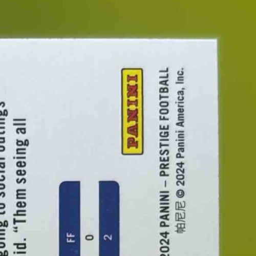 2024 Panini Prestige Jared Verse Diamond Xtra Points #394 RC Los Angeles Rams - Sports Cards