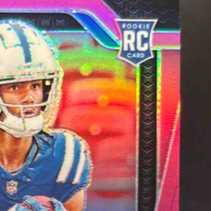 2024 Panini Prizm Adonai Mitchell Auto Pink #303 RC Indianapolis Colts - Sports Cards