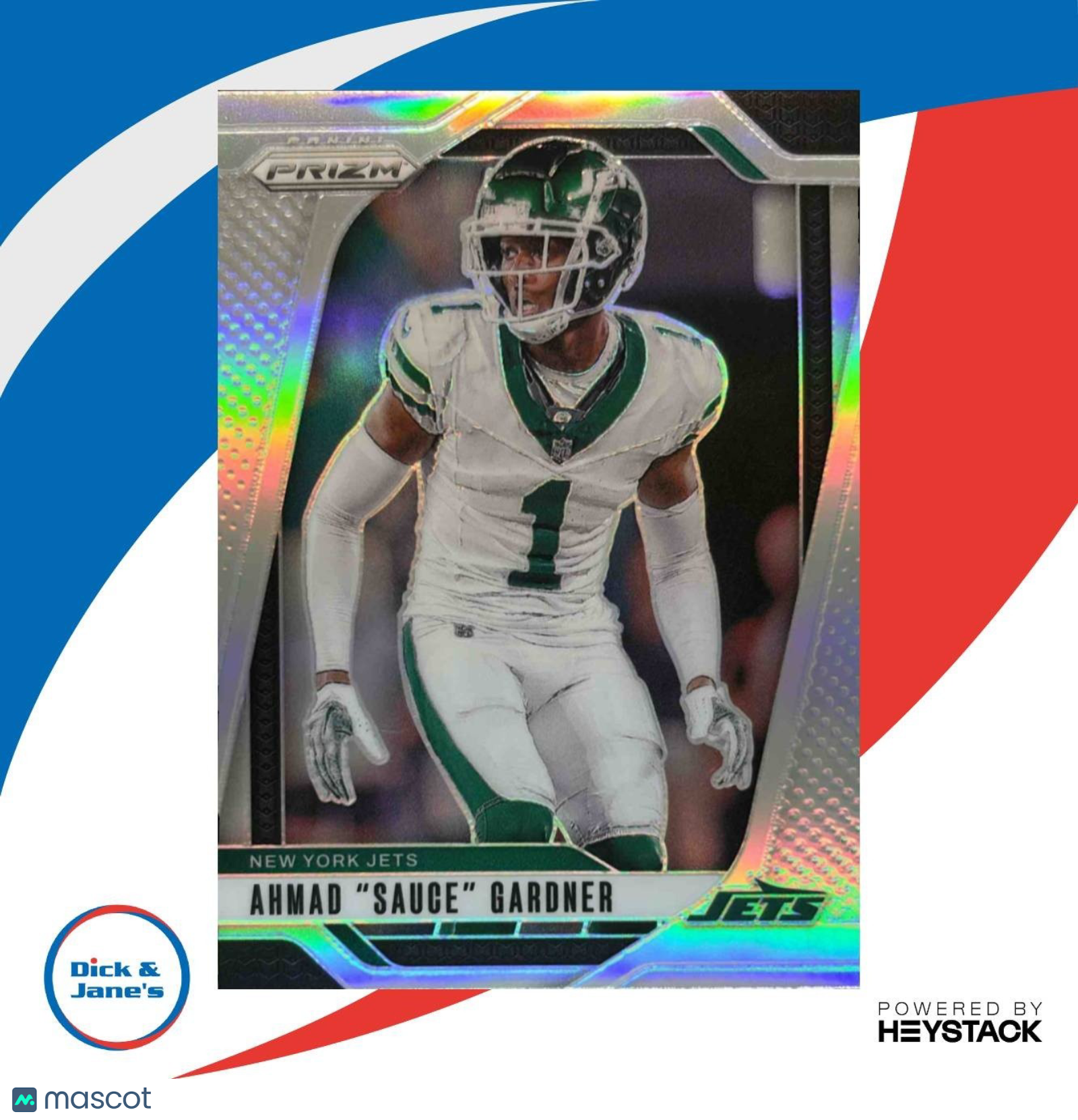 2024 Panini Prizm Ahmad ’Sauce’ Gardner Silver #226 New York Jets - Sports Cards