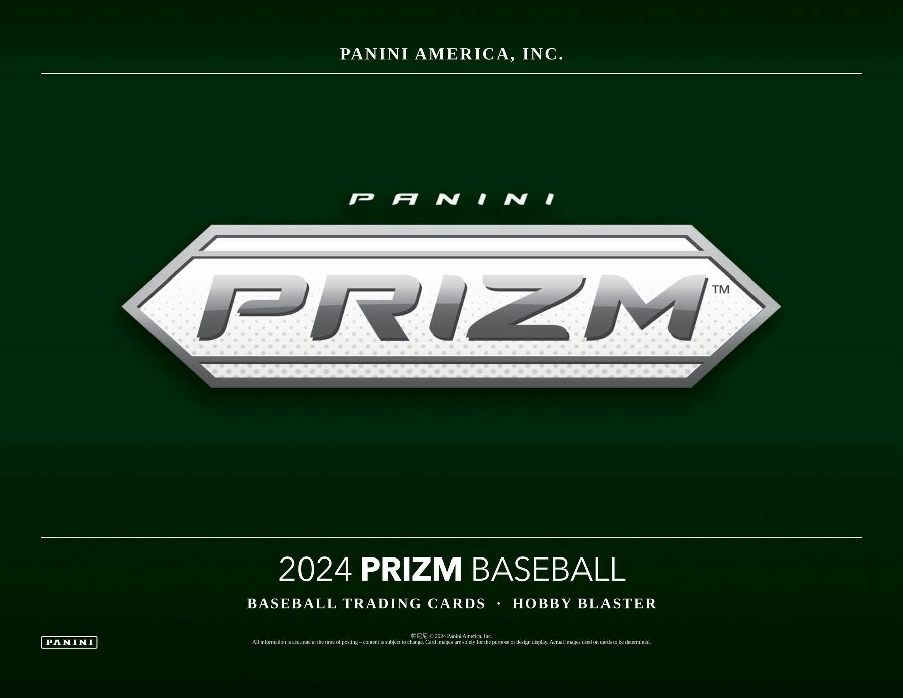 2024 Panini Prizm Baseball Hobby Blaster Box (4 Red Ice Parallels) - Collectible Trading Cards