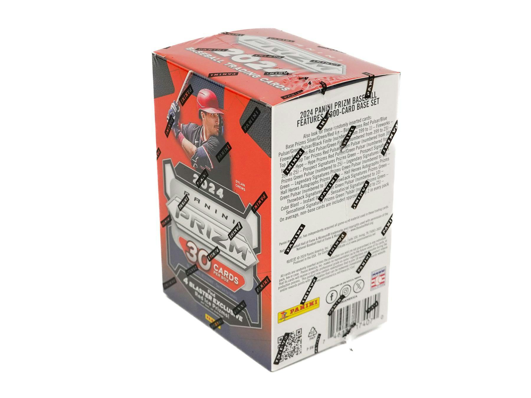 2024 Panini Prizm Baseball Hobby Blaster Box (4 Red Ice Parallels) - Collectible Trading Cards