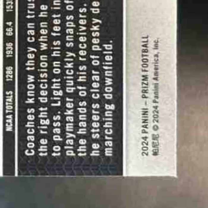 2024 Panini Prizm Bo Nix Silver #309 RC Denver Broncos - Sports Cards