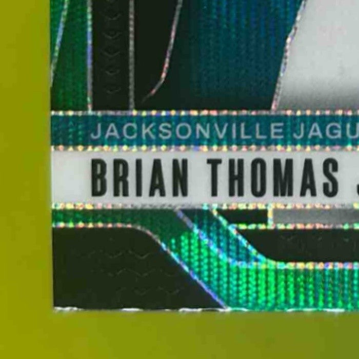 2024 Panini Prizm Brian Thomas Jr. Rookie Variations Green Wave RC VAR Jaguars - Sports Cards