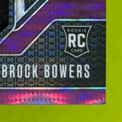 2024 Panini Prizm Brock Bowers Rookie Gear Purple Pulsar MEM Las Vegas Raiders - Sports Cards