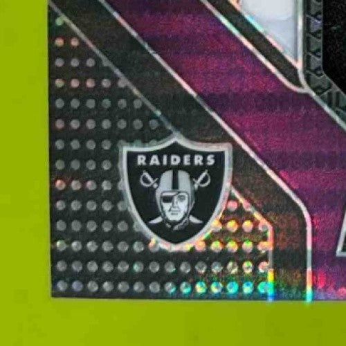 2024 Panini Prizm Brock Bowers Rookie Gear Purple Pulsar MEM Las Vegas Raiders - Sports Cards