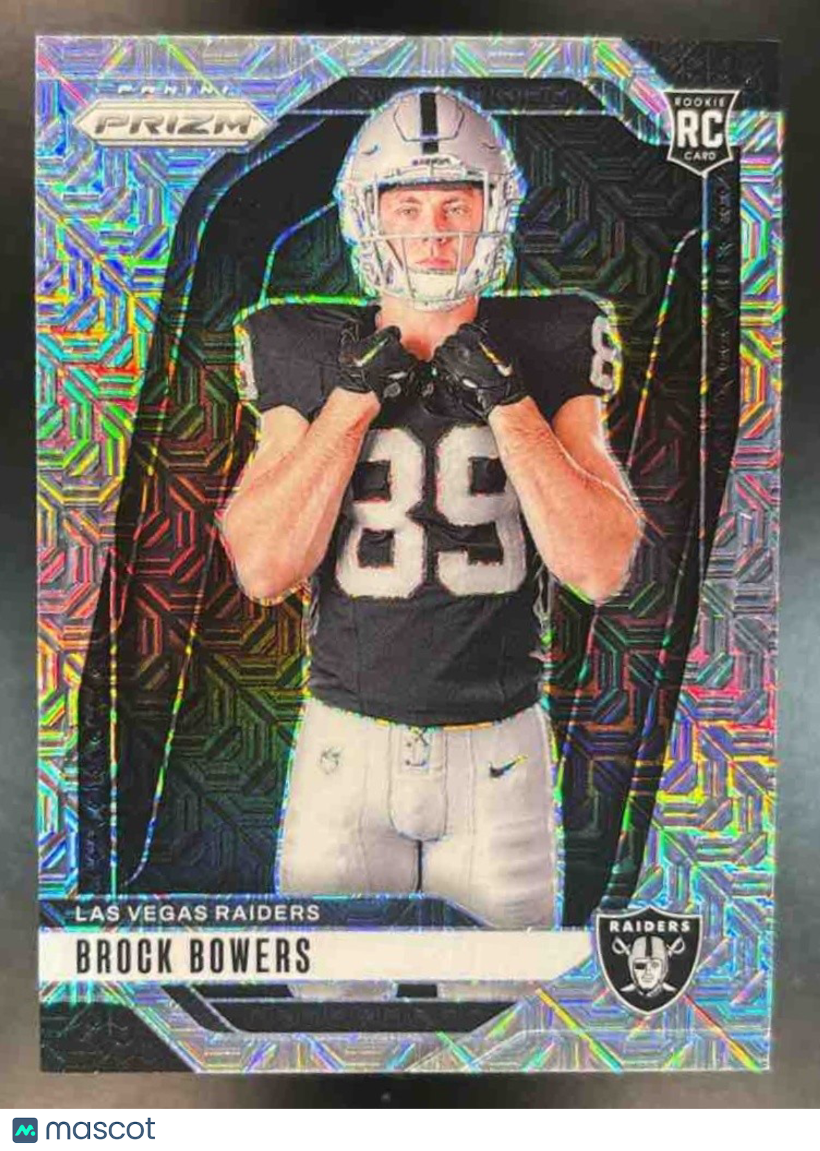 2024 Panini Prizm Brock Bowers Rookie Variations Mojo /25 #9 RC VAR Raiders - Sports Cards